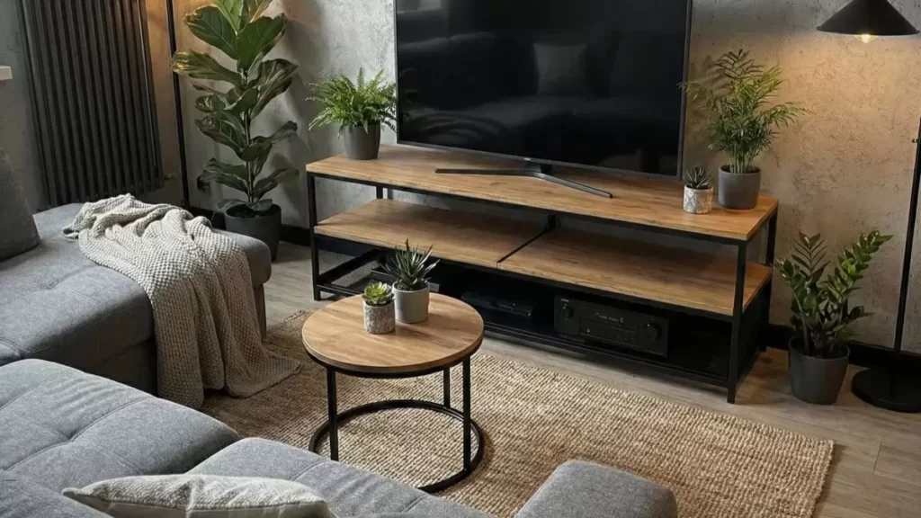 Nowoczesne meble loftowe – połączenie stali i szkła